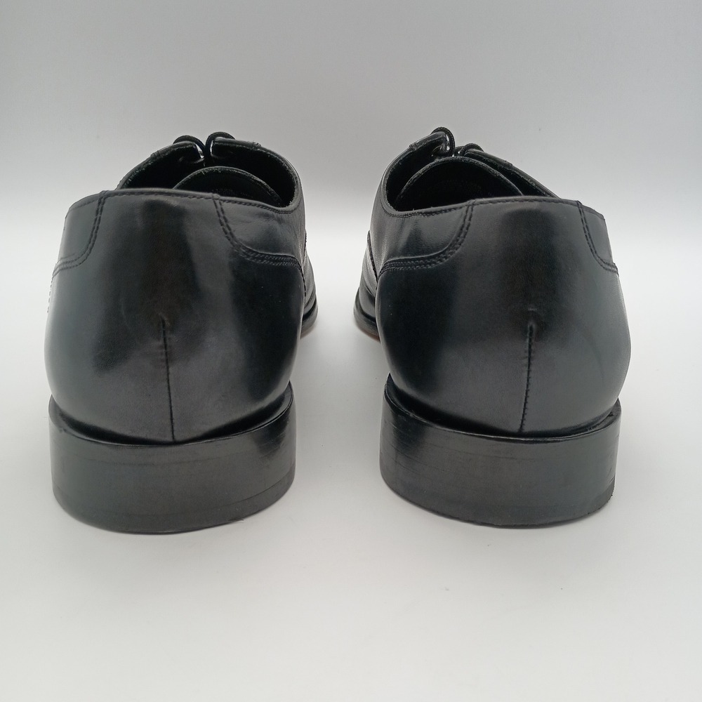 Florsheim Mens Black Leather Cap Toe Oxford Dress Shoes Size 13 D - Picture 4 of 8